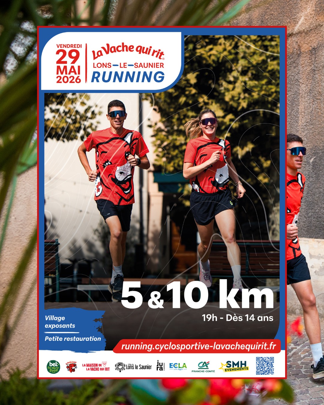 🆕 Grande nouvelle : lancement du Running La Vache qui rit 🚨

Parce que nous aimons sans cesse vous surprendre, l’édition 2026 marquera la naissance d’un running, ouvert à tous dès 14 ans. 🏃‍♀️💨

🇫🇷 Un parcours mesuré et officiel, sous l’égide de la FFA
🔁 5 ou 10 KM, selon votre envie
🗓️ Vendredi 29 mai, départ groupé à 19h
🌅 Un parcours urbain unique, baigné par la lumière du couchant, entre l’incontournable Maison de La Vache qui rit, la statue de Rouget de Lisle et les ruelles de la ville. 
🎽 Tee-shirt technique aux couleurs de la marque offert à l'ensemble des participants
🎁 Cadeau de bienvenue, médaille finisher, boisson à l’arrivée et d’autres surprises !
🏆 Récompenses par catégories d’âge
💸 Tarifs avantageux pour les mineurs, les licenciés FFA et les groupes (+7)
🎪 Village exposant dans le cadre de la Cyclosportive
🩺 Epreuve ouverte à tous : licenciés, ou avec certificat médical ou PPS (gratuit et rapide)

📑 Inscriptions : https://in.njuko.com/la-vache-qui-rit-2026?currentPage=select-competition

Ouverture prochaine du site officiel avec plus d’informations. 🙋

📸 @alanis_pic_ 

#CyclosportiveLaVachequiRit #VachequiRit #Jura #LonsLeSaunier #Gravel #Cyclosport #LaurentJalabert #Cycling #Jaja #granfondo #running #courseapied #run @maisonvqr